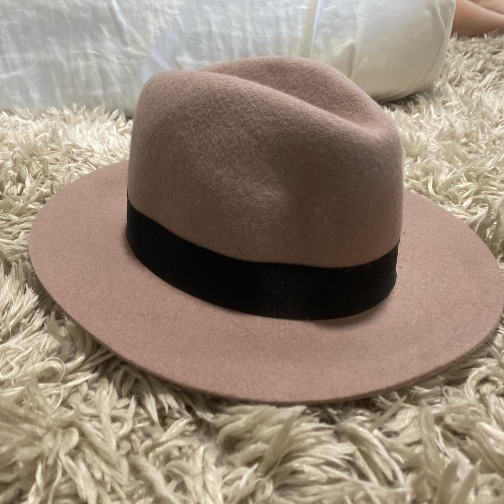 Pink wool hat